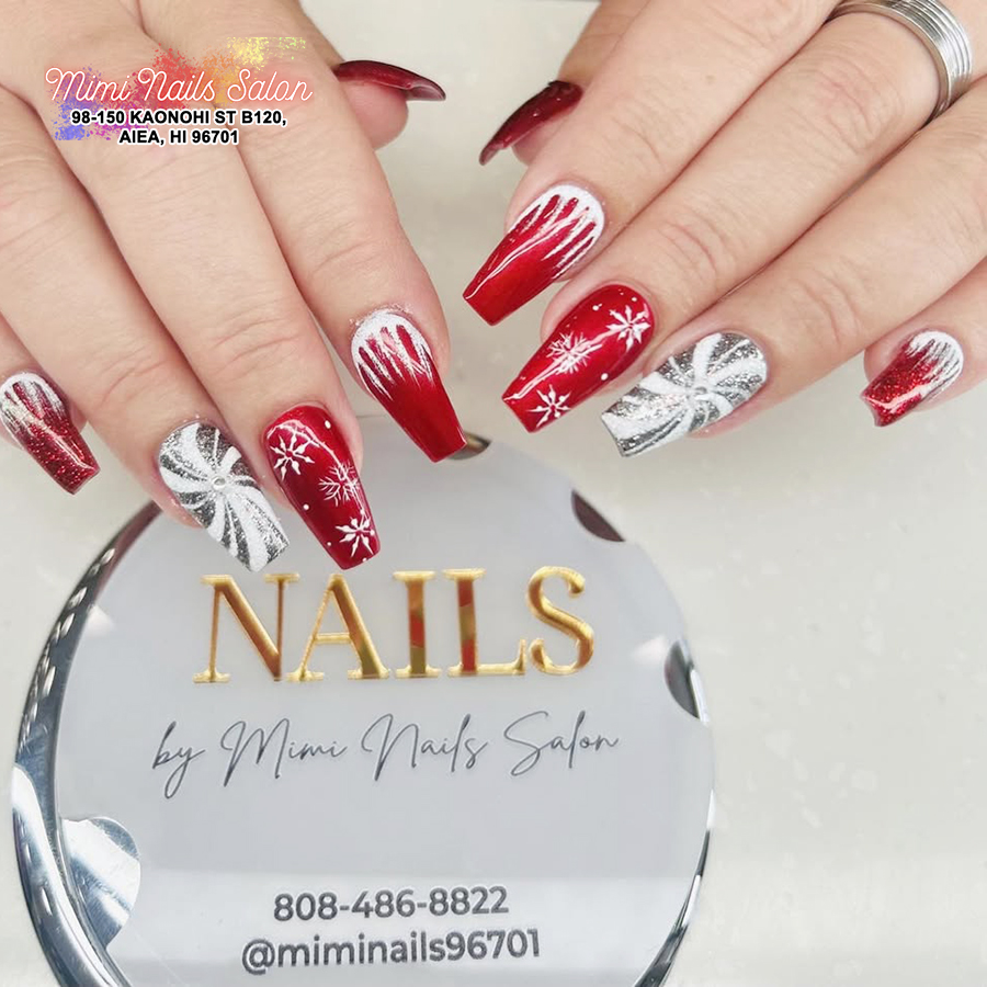 Christmas Nails at Mimi Nails Salon